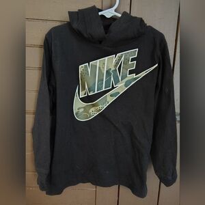 NIKE Long Sleeve Hooded T Shirt Boys Size 6-7